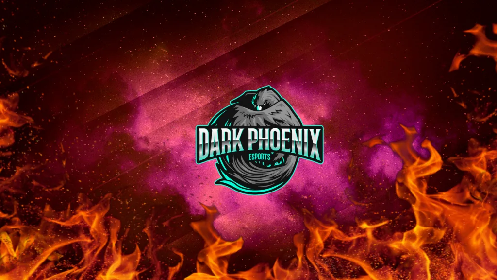 Wallpaper del logo para Playoffs, con el logo sobre el fondo de fuego Descargas